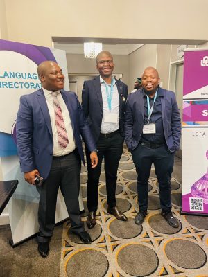 From left Dr Tebogo Rakgogo TUT Thabang Molatou VUT and Jacob Thamaga VUT