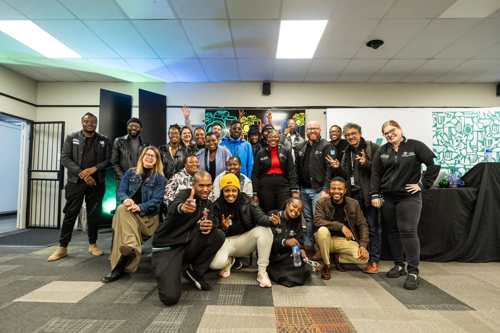 VUT Advanced Diploma in Visual Arts students attend the Bridge the Gap lecture series at TUT, engaging with peers and industry professionals