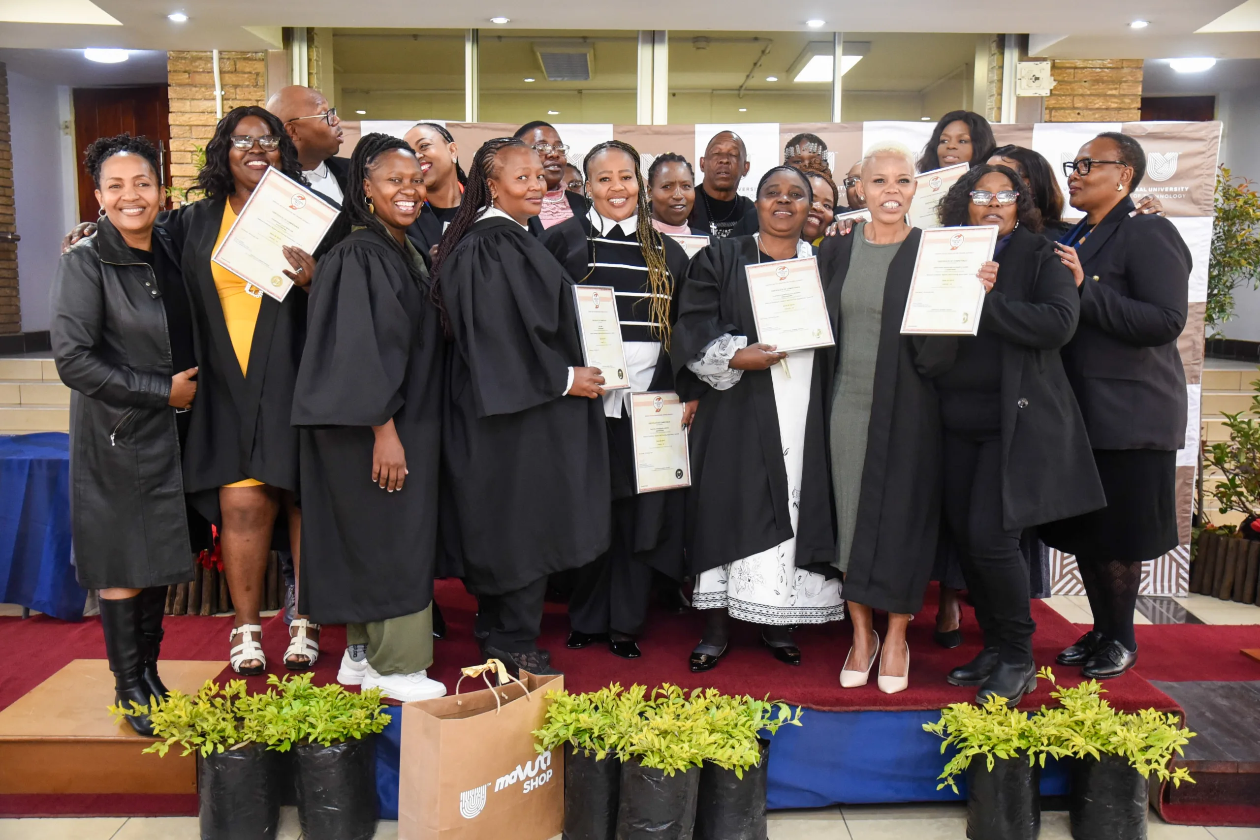 Meta Description: VUT celebrates its dedicated service workers with hygiene and cleaning supervision certificates, recognising their vital contribution to campus life.