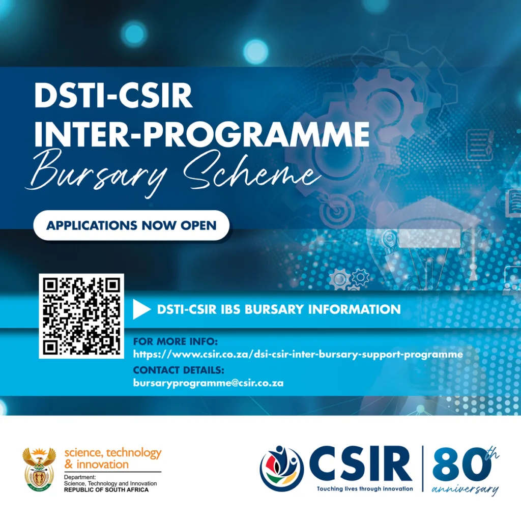 DSTI CSIR Inter Programme Bursary Scheme