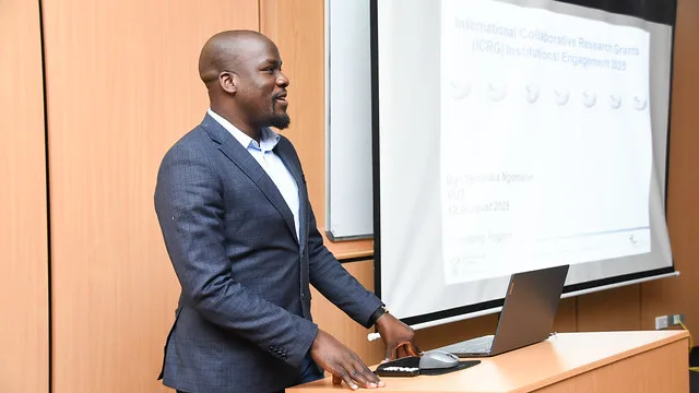 NRF's institutional visit strengthens VUT's research network