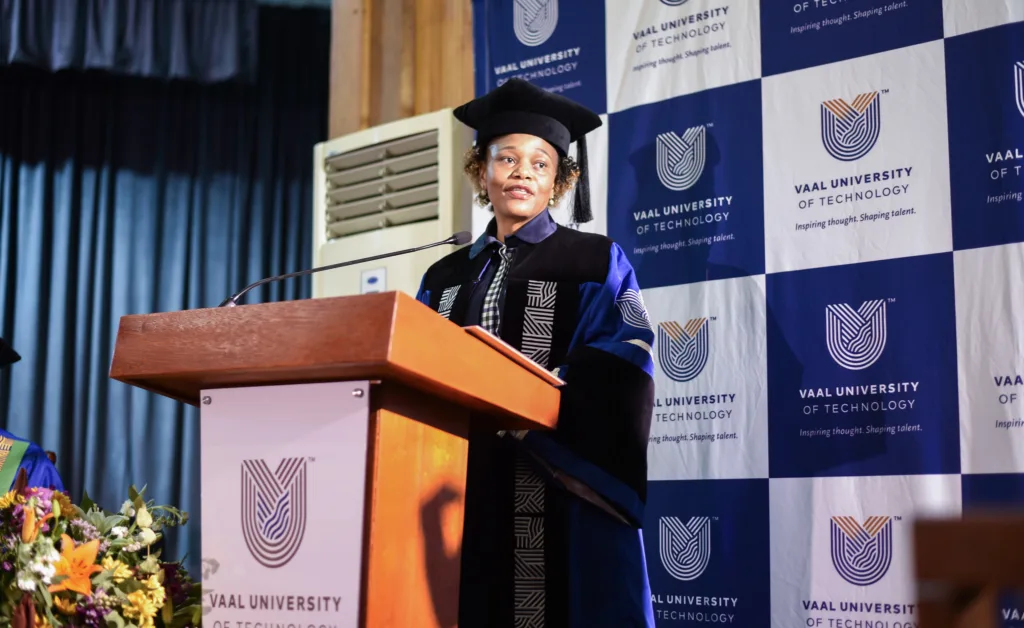 Ms Marcia Maraka urged VUT Engineering graduates to lead with purpose and innovation