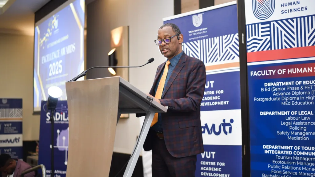 Prof Ndlovu champions inclusivity and innovation at VUT Gala Dinner