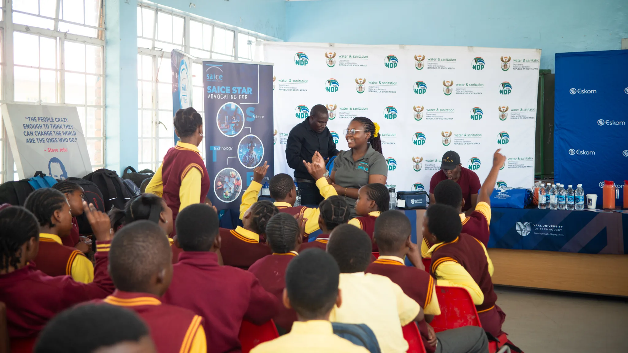 SAICE Vaal and VUT inspire future innovators at Vuyo Primary School