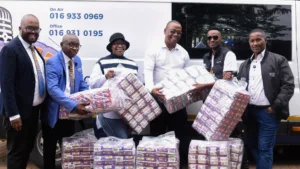 VUT FM and IHAU bring dignity to Jordan Secondary School with a donation