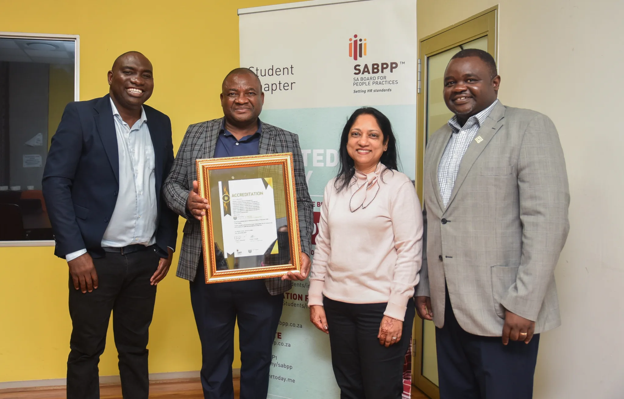 VUT celebrates SABPP accreditation