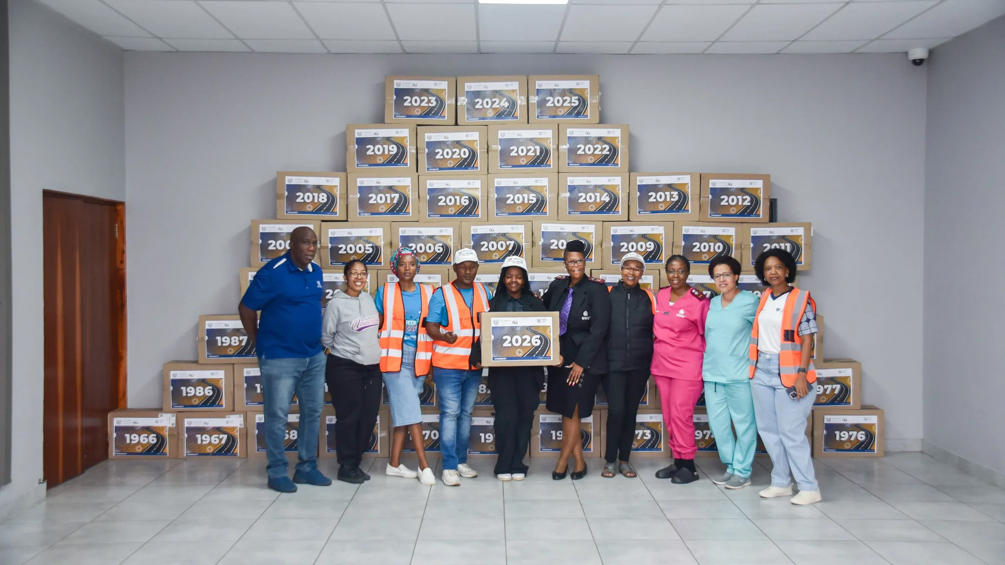 VUT donates 60 boxes of sanitary pads to North-West University students