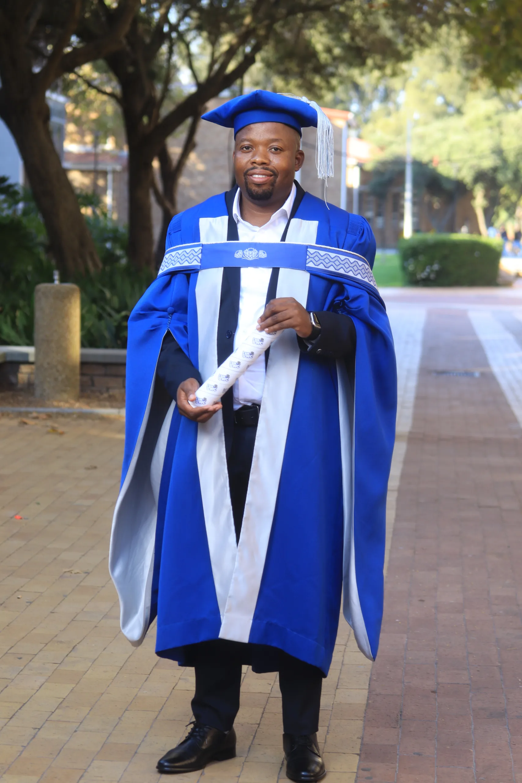 DR Jacob – Vaal University of Technology Reading the city: Jacob Thamaga’s journey to a PhD in linguistics