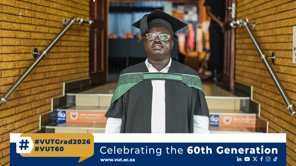 Dennis Kibet – Vaal University of Technology From Kenya to innovation: Dennis Kibet develops a cleaner fuel future at VUT