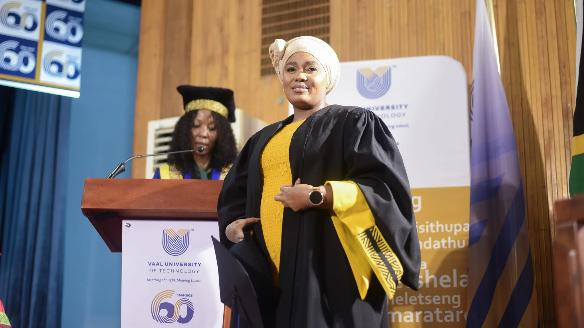 Miss Mapine – Vaal University of Technology Driven to excel: Ms Mapine Tuge’s postgraduate cum laude journey