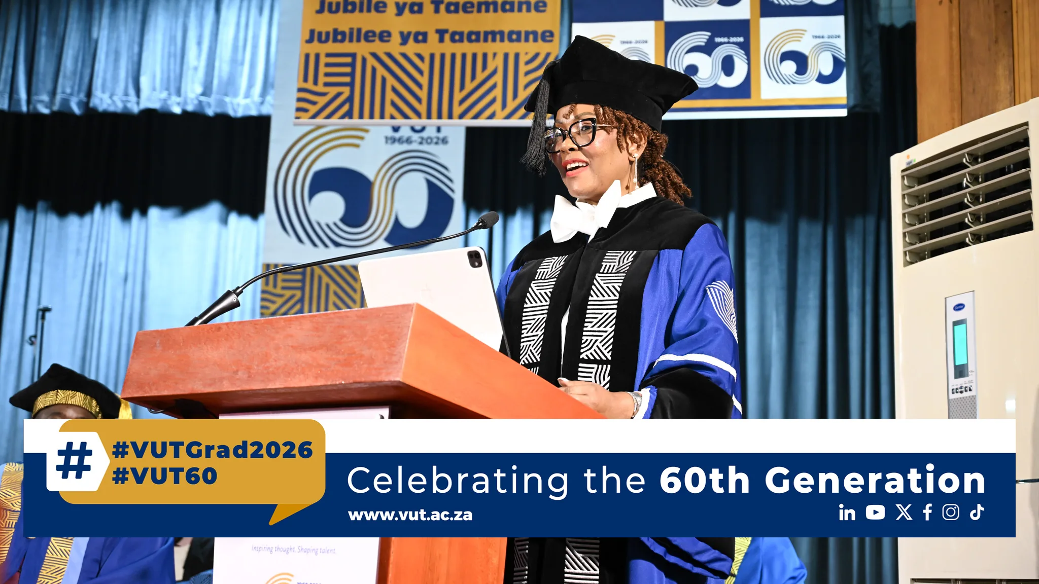 A moment that moved a generation: Management Sciences graduates urged to create their own path