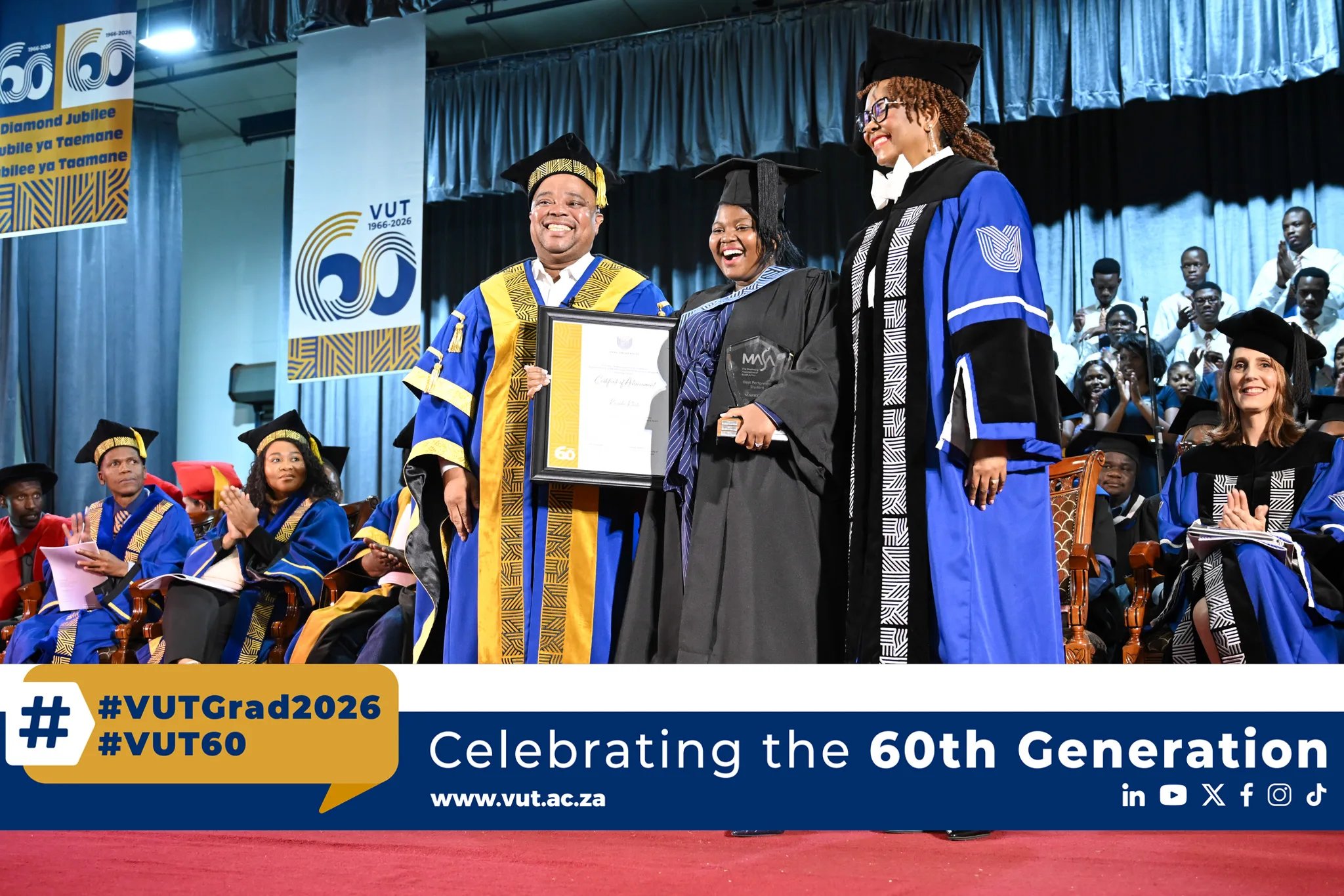 Finding purpose and possibility: a 60th generation graduate shaped by VUT