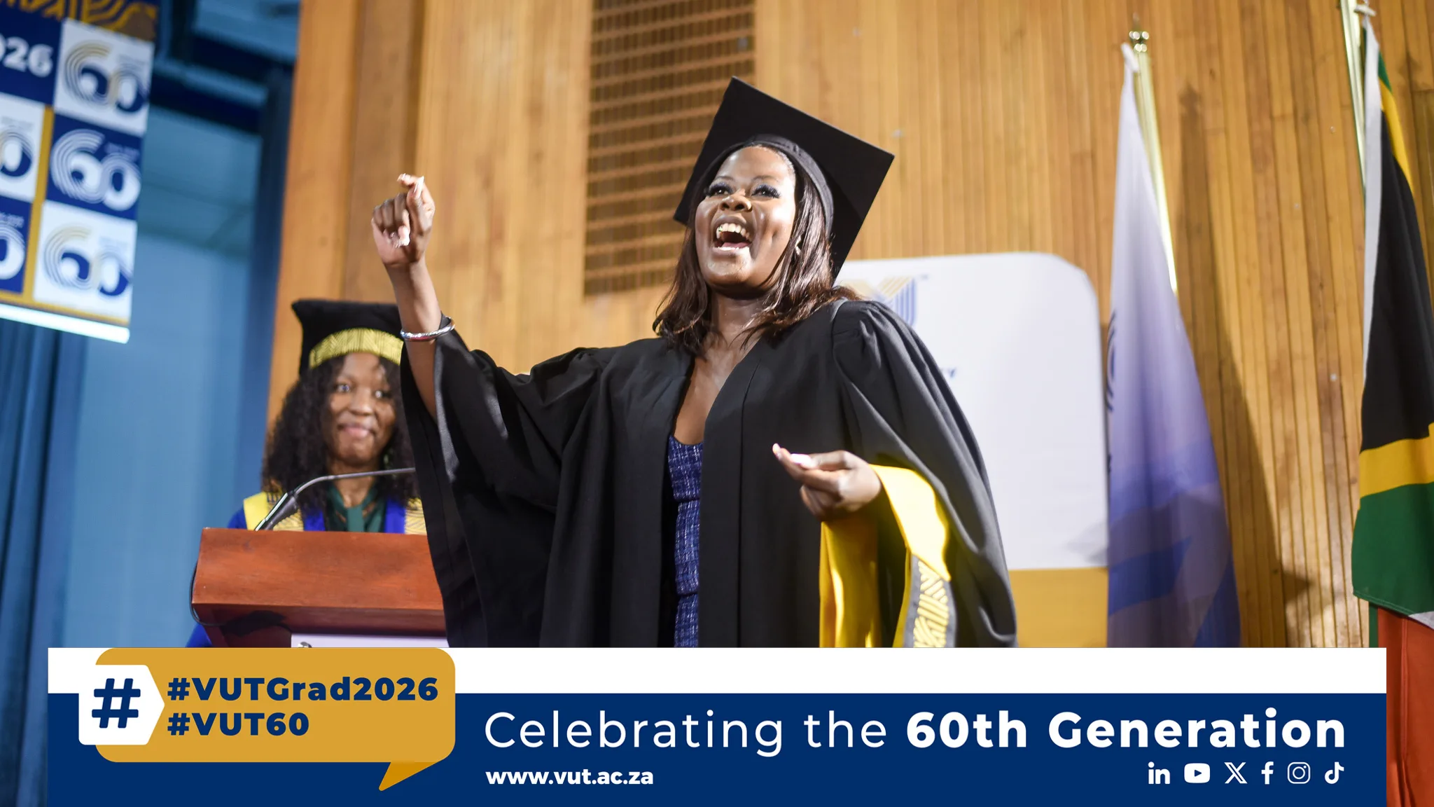 Ndzalama – Vaal University of Technology A voice for others, a moment for herself: Ndzalama Baloyi graduates at VUT