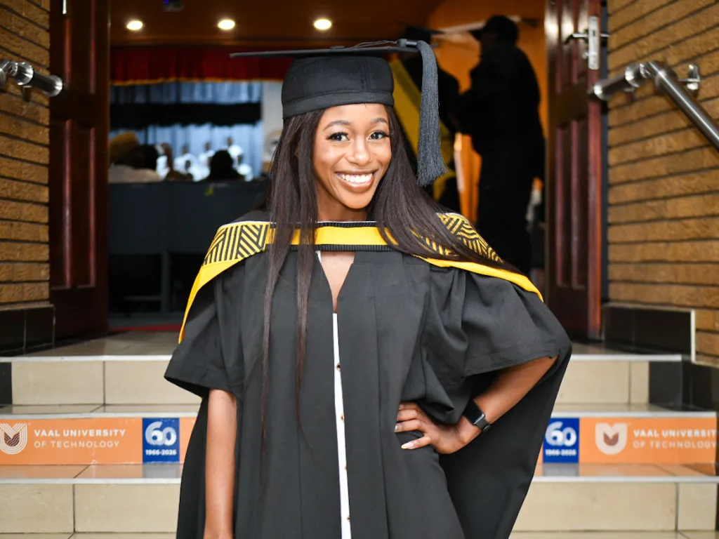 Thembhela Xaba – Vaal University of Technology From “adventure” to triumph: Thembela Xaba’s journey of faith, resilience and a master’s dream fulfilled