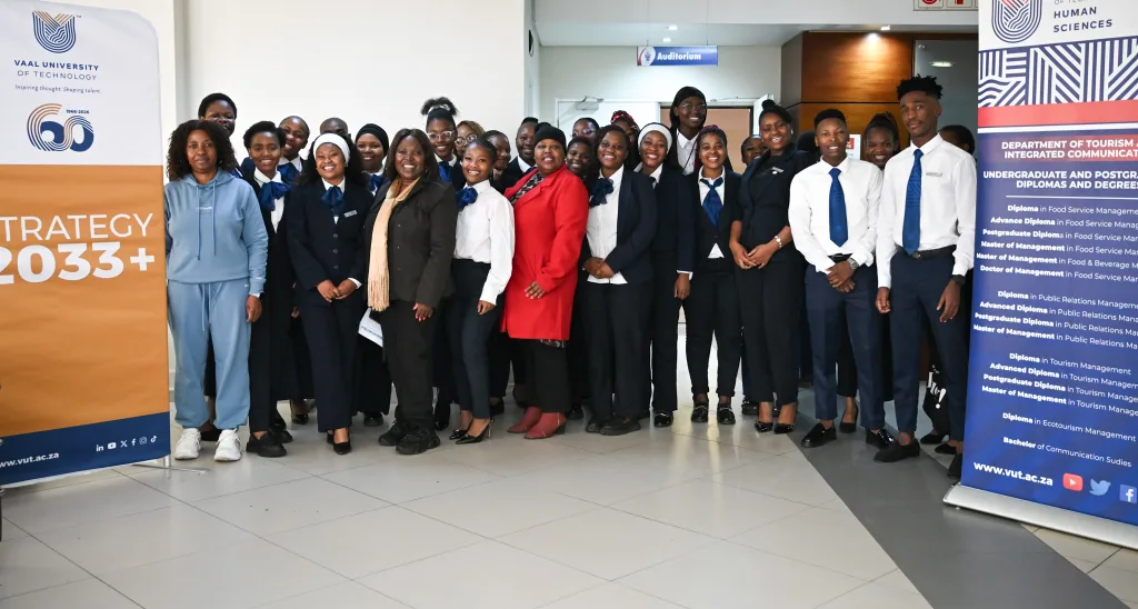 Food Service Management-18 – Vaal University of Technology Foodservice Management students at the Vaal University of Technology (VUT) were inspired to use entrepreneurship and innovation to address food security and community challenges during a Harmony and ENACTUS workshop.