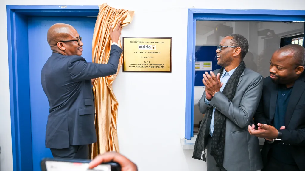VUT FM studio handover-05 – Vaal University of Technology VUT officially unveiled upgraded VUTFM studios with the MDDA and Deputy Minister Kenny Morolong, advancing youth empowerment and media innovation
