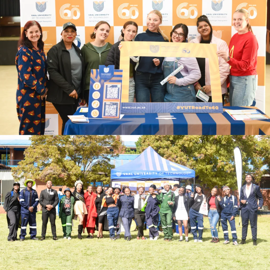 VUT takes the future to schools in the Vaal – Vaal University of Technology VUT Recruitment Office visited Sasolburg Technical High and Riverside High in Vereeniging, guiding Grade 12 learners on APS, courses, and applications.