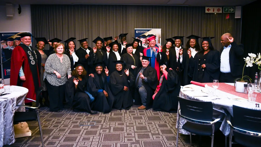 Enterprises University of Pretoria – Vaal University of Technology Vaal University of Technology staff members celebrated the successful completion of the Supervisory Development Programme
