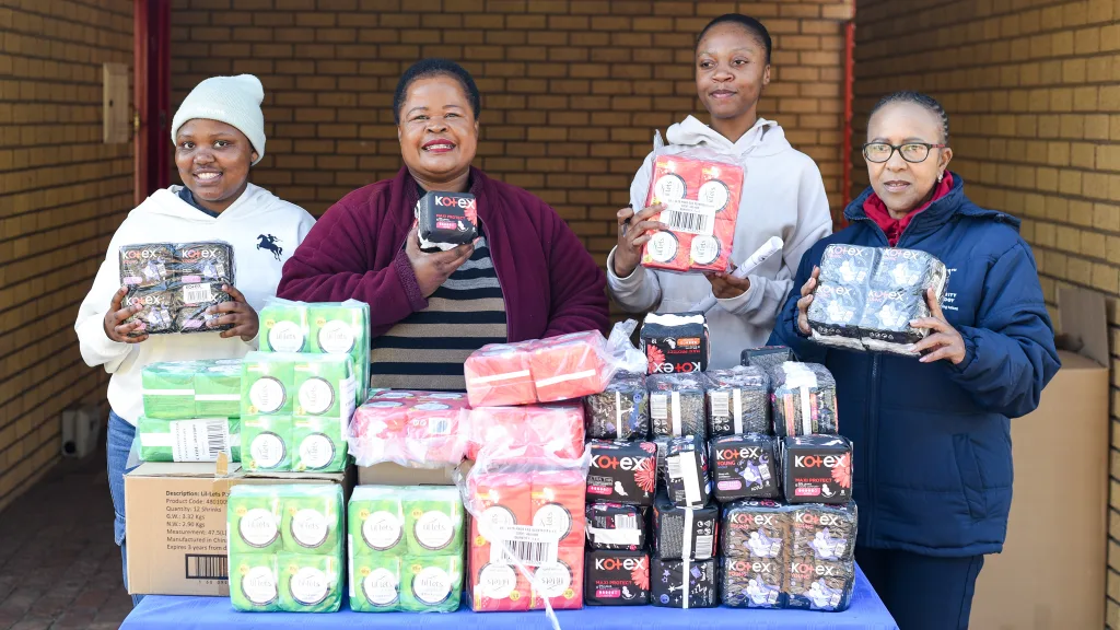 sanitary towels drive – Vaal University of Technology VUT continues to champion menstrual dignity by supporting students through its sanitary towels drive, helping ensure access, confidence, and uninterrupted learning.