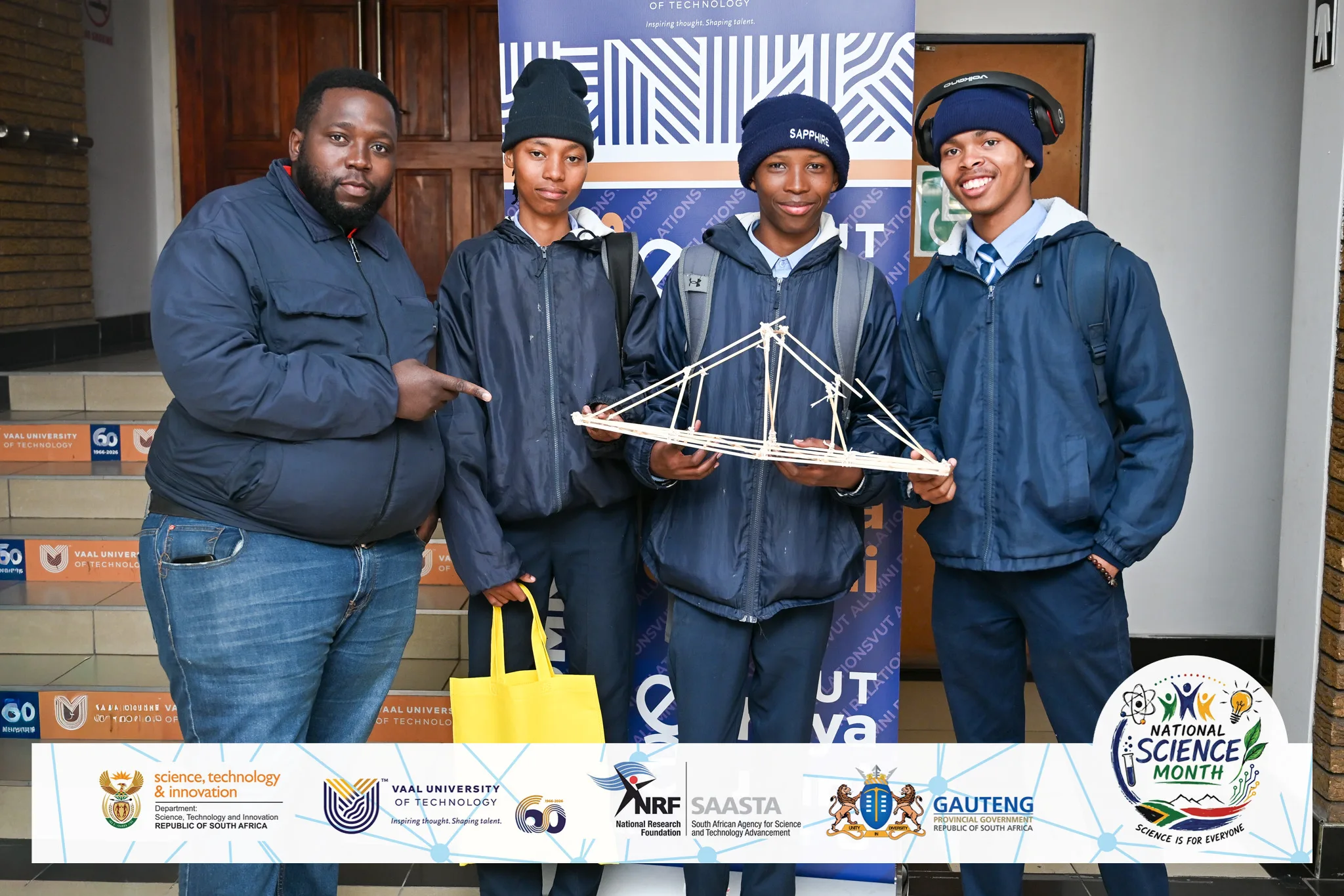 sixteen schools one vision- a future shaped by young innovators – Vaal University of Technology – Vaal University of Technology VUT inspires future engineers through Bridge Building Competition
