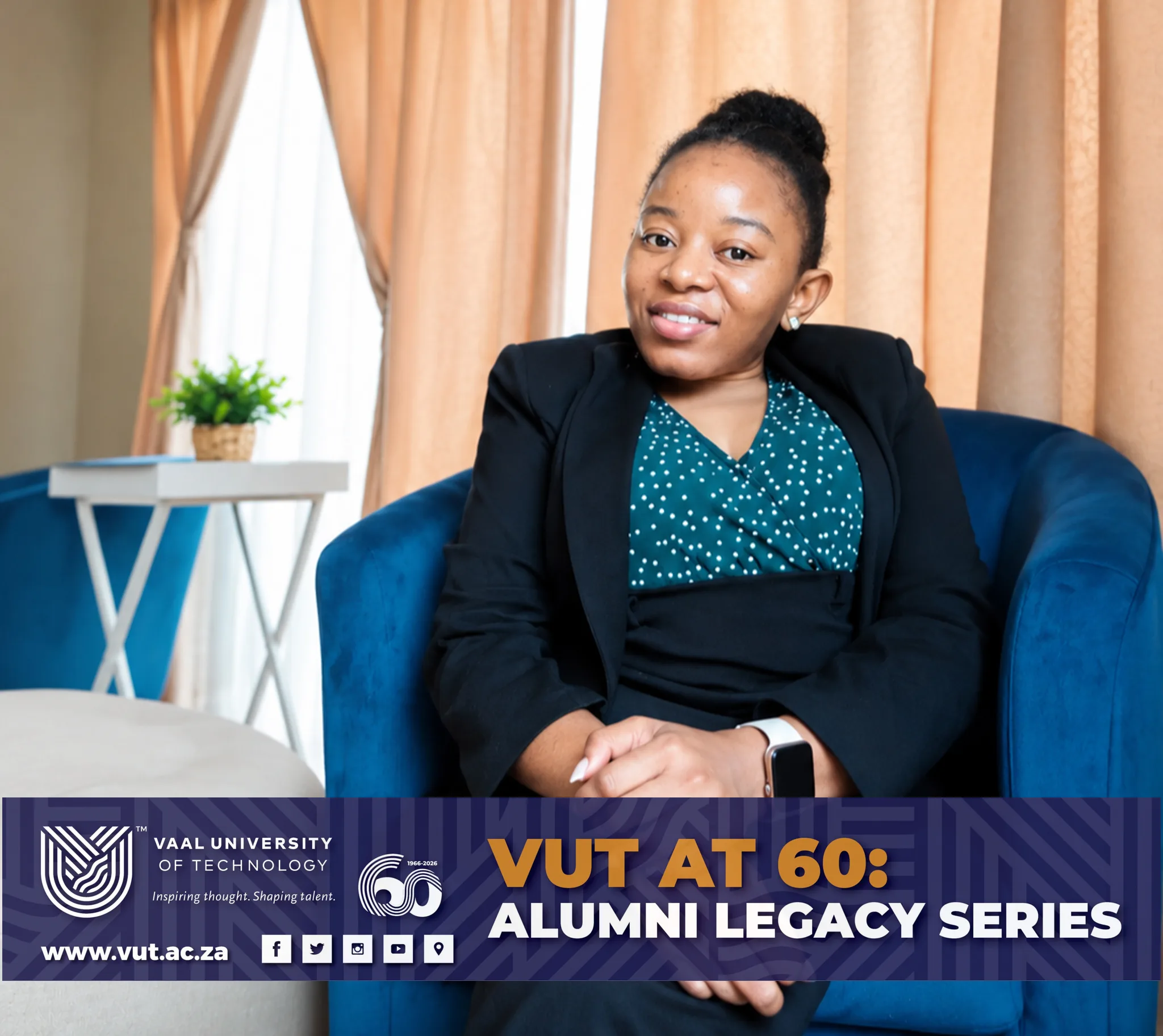 VUT alumna Maambele Tshivhase – Vaal University of Technology – Vaal University of Technology Ms Maambele Tshivhase, a VUT alumna and Industrial Relations Practitioner in the mining sector, is featured in the VUT 60 Alumni Legacy Series for her journey of purpose, perseverance and professional growth.
