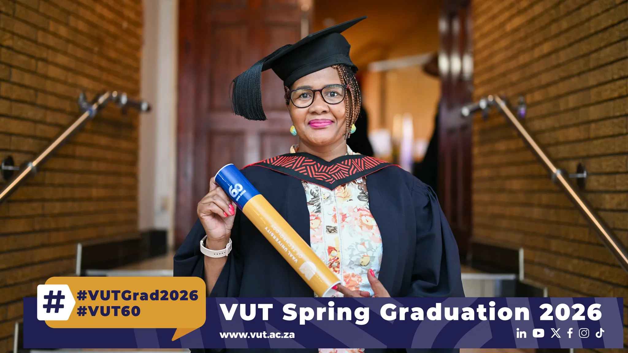 Ms Masego Balepile, a 47-year-old graduate, proudly earns her Advanced Diploma in Safety Management, proving that it is never too late to pursue your dreams