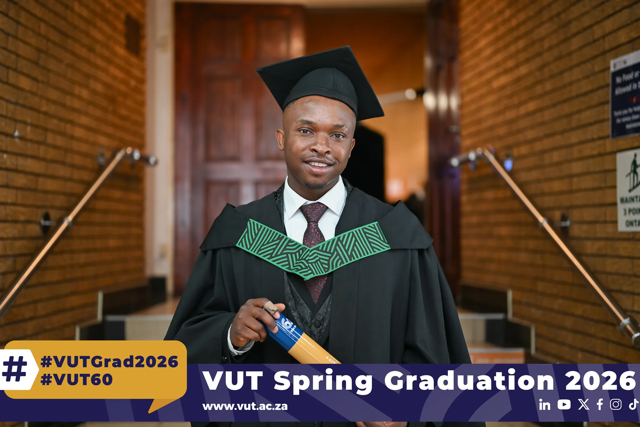 Mr Christopher Lese graduates with a Diploma in Civil Engineering, celebrating excellence while inspiring the next generation of STEM leaders