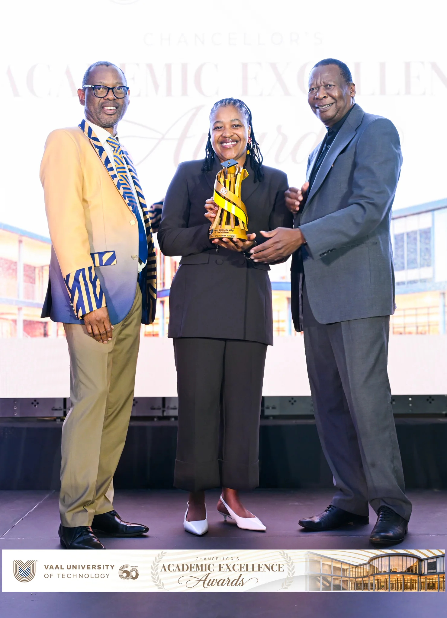 Ms Fikile Fiona Maseko earns the Vice-Chancellor’s Award for outstanding achievement in her Postgraduate Diploma in Information Technology, reflecting years of dedication, perseverance and academic excellence.