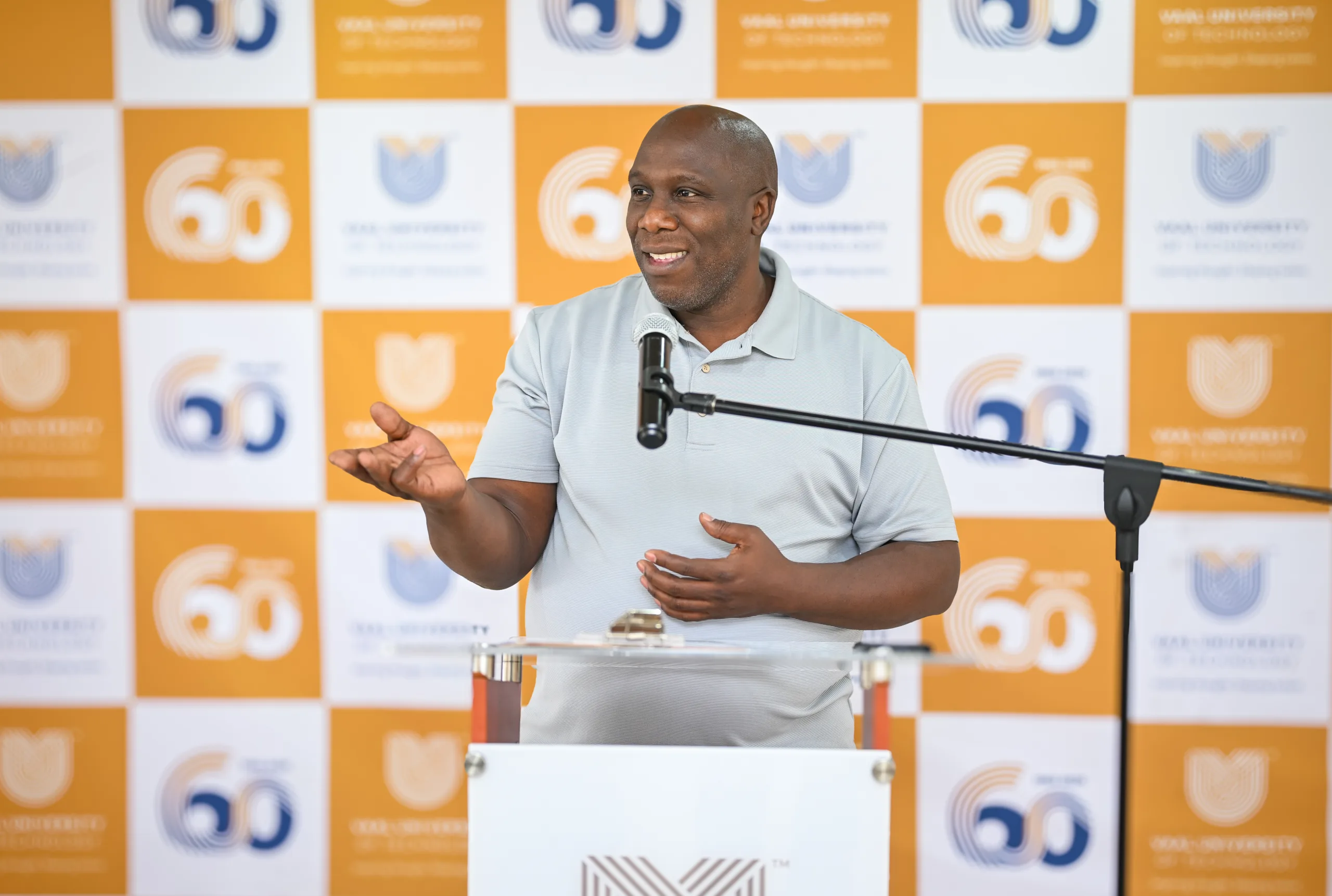 UT Head of Alumni Relations Mr Peter Masombuka – Vaal University of Technology – Vaal University of Technology VUT Head of Alumni Relations, Mr Peter Masombuka, encouraged students to recognise how creativity and personal talents can complement academic qualifications and open new career pathways.