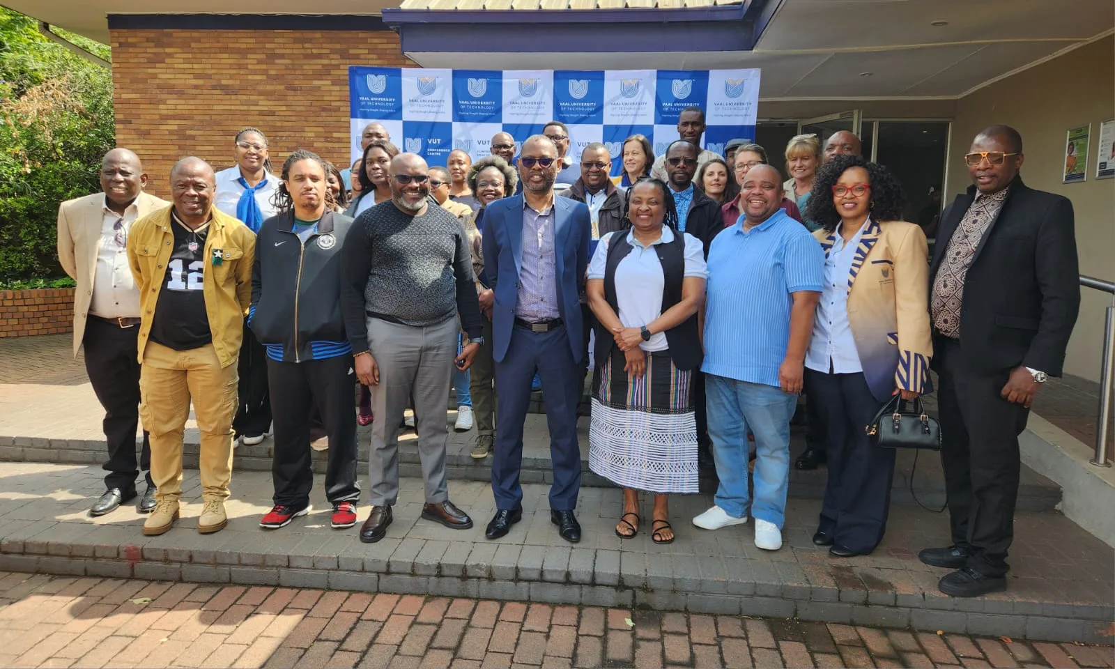VUT senior management, academics, faculty representatives and Community Engagement stakeholders during the two-day strategic workshop that explored ways to strengthen collaboration, co-create knowledge with communities and enhance VUT’s societal impact.
