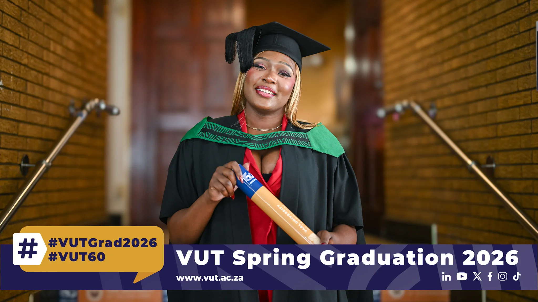VUT netball player celebrates earning her Postgraduate Diploma in Electrical Engineering, overcoming academic, work and sporting commitments through perseverance and determination.